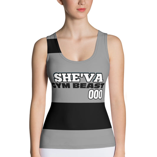 She'va  Athletic Tank Top (gry/blk)