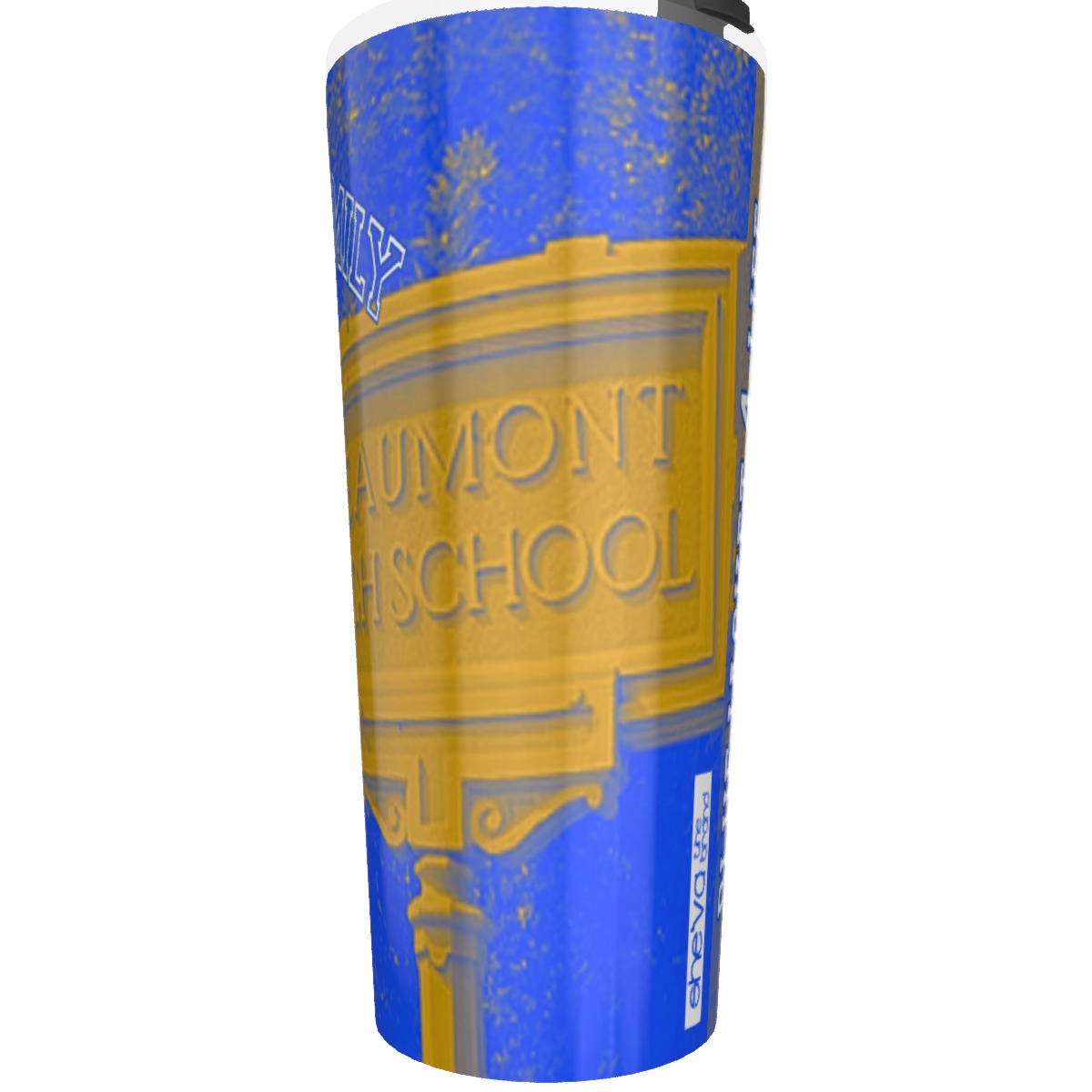 B.H.S. Pride Large Mouth Stainless Steel Tumbler 30oz BLUE/GOLD