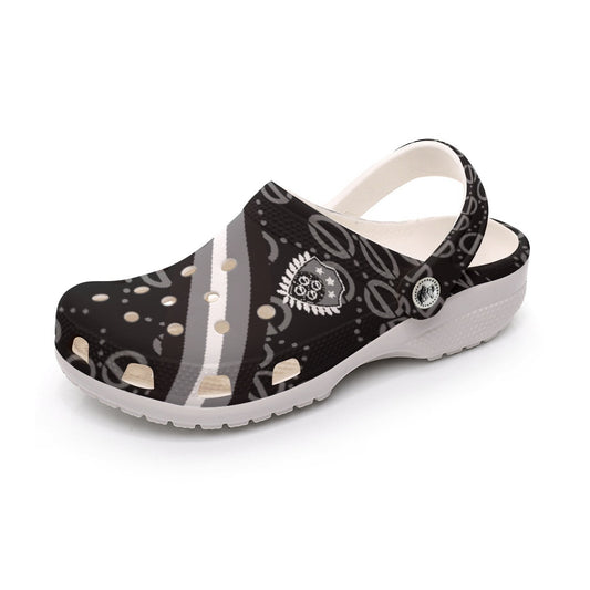 She'va HIS ILIVE Clogs (SIG/black/white)