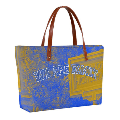 B.H.S. PRIDE Women's Tote Bag | Diving Cloth BLUE/GOLD