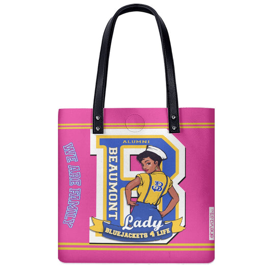 B.H.S. PRIDE PU Shoulder TOTE Bag PINK