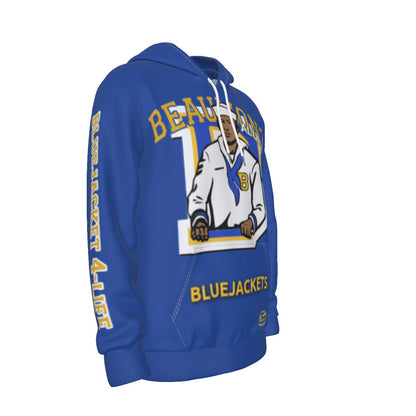 BHS PRIDE  Men's Hoodie PLAIN/ BACK  BLUE