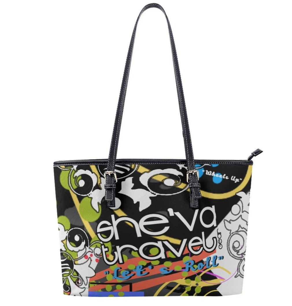 She'va Women's Travel With Me Tote Bag (DOTS)