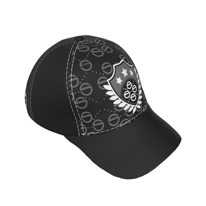 She'va Crest Peaked Cap (bla/whi)