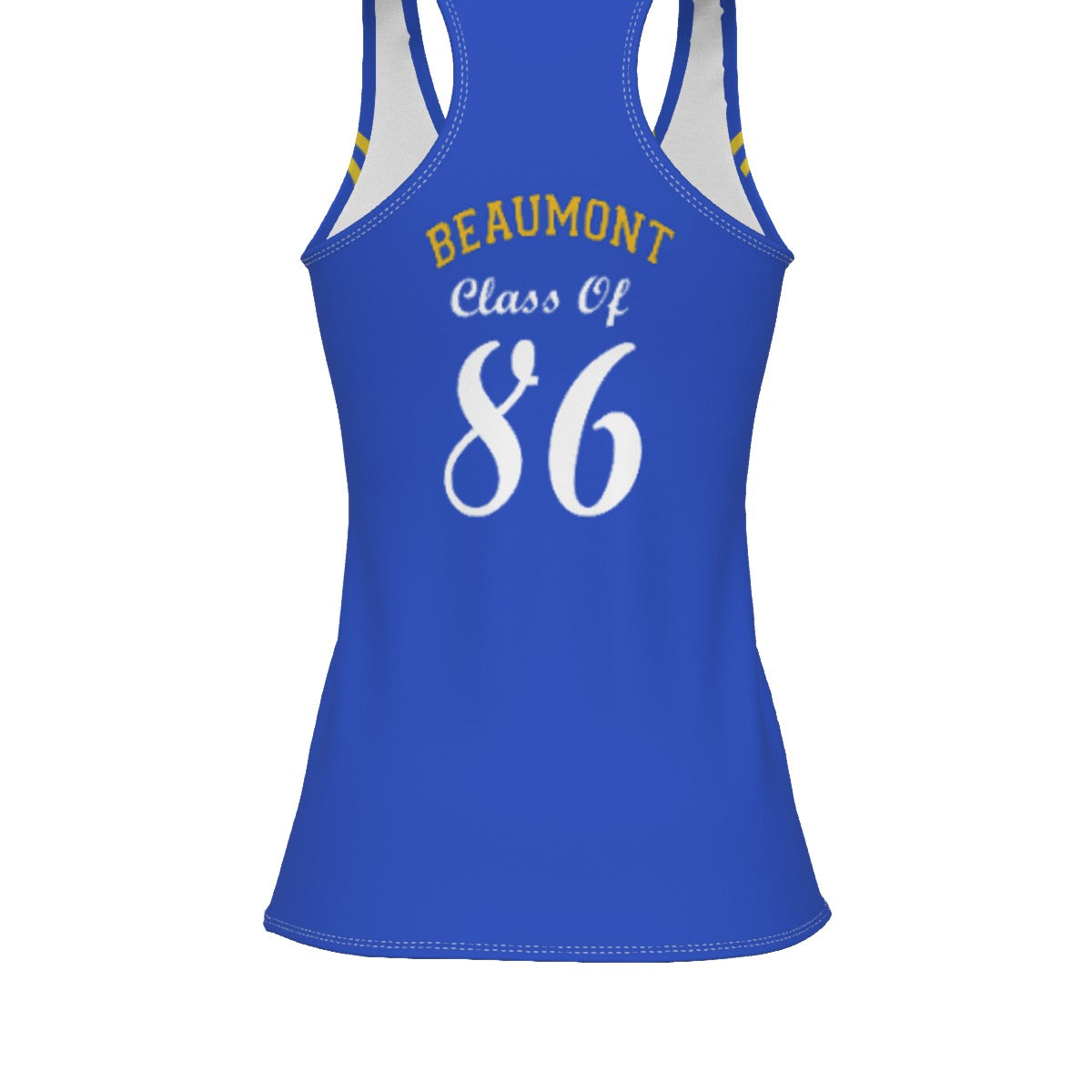 B.H.S. Women's CLASS OF "86" Racerback Tank Top BLUE