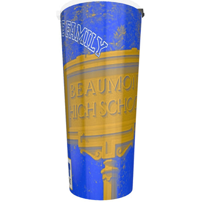 B.H.S. Pride Large Mouth Stainless Steel Tumbler 30oz BLUE/GOLD