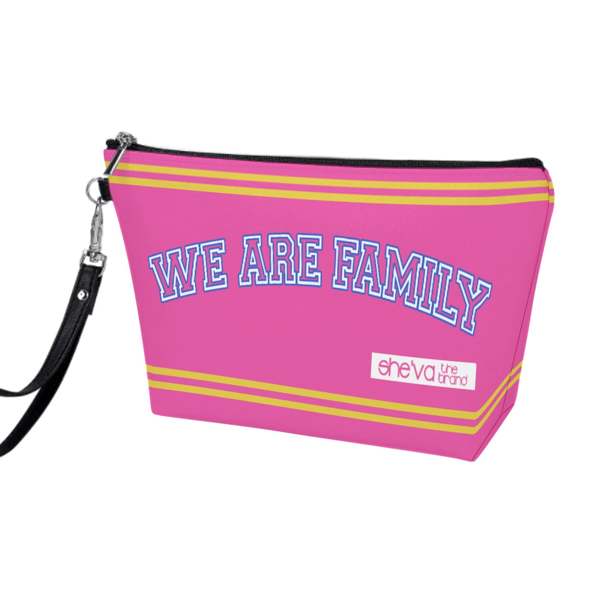 B.H.S. PRIDE Cosmetic Bag With Black Handle PINK