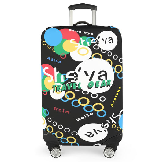 She'va Travel With Me Luggage Cover With Belt (Bow-rain)