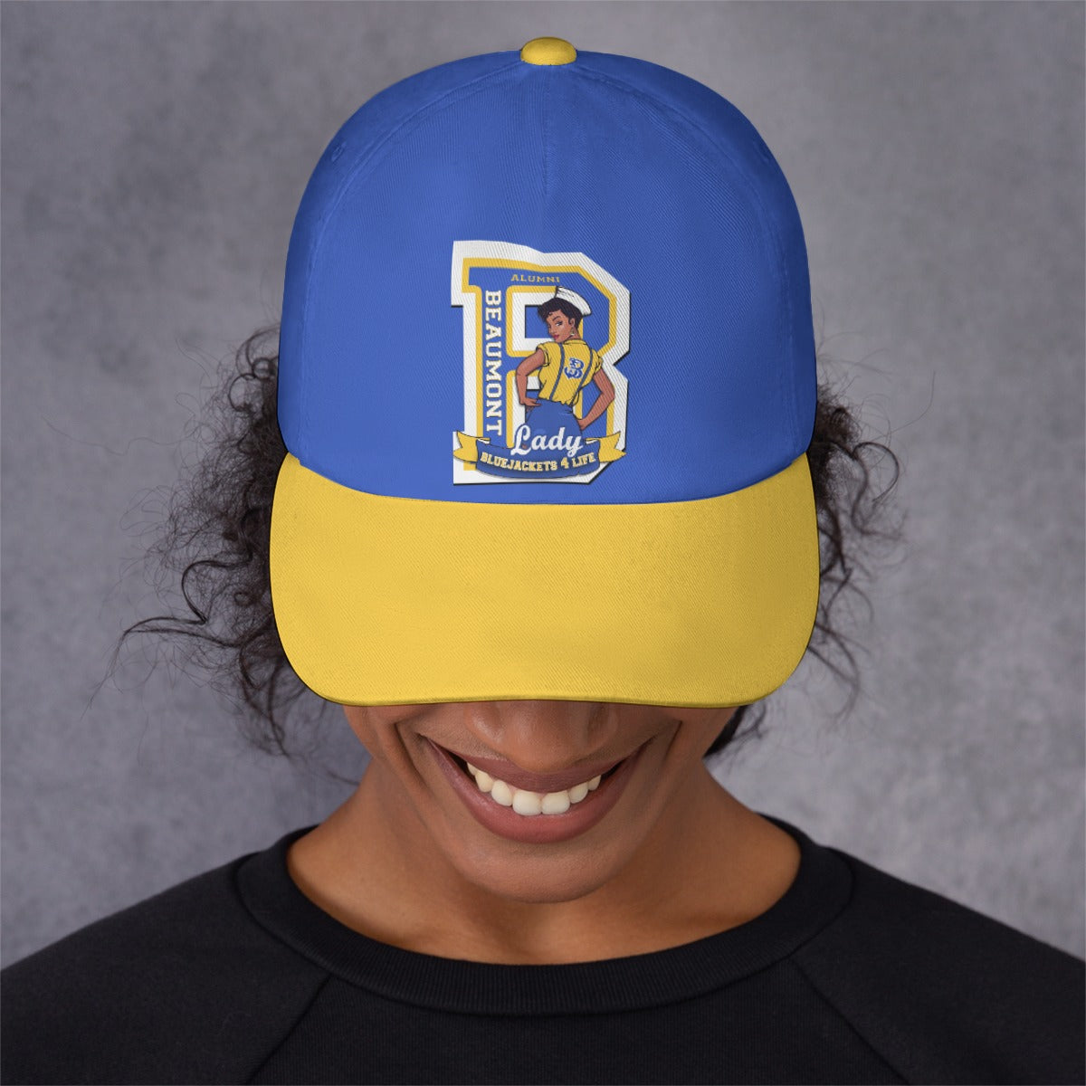 B.H.S. LADIES PRIDE Peaked Cap BLUE/GOLD