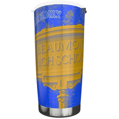 B.H.S. Pride Stainless Steel Tumbler 20oz BLUE/GOLD