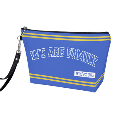 B.H.S. PRIDE Cosmetic Bag With Black Handle BLUE