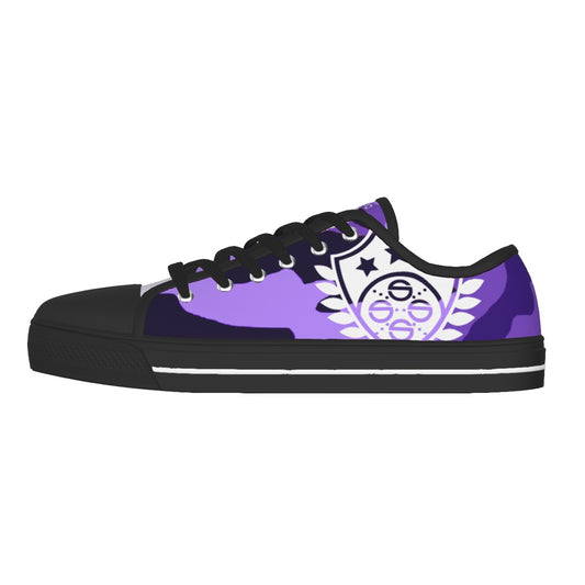 She'va HERS Low-cut Canvas Shoes (Blk/ pur/camo)