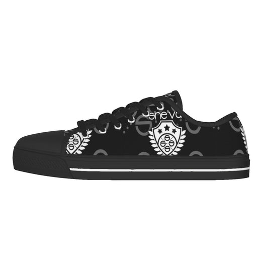 She'va HER Low-cut Canvas Shoes (blk/gry/crest)