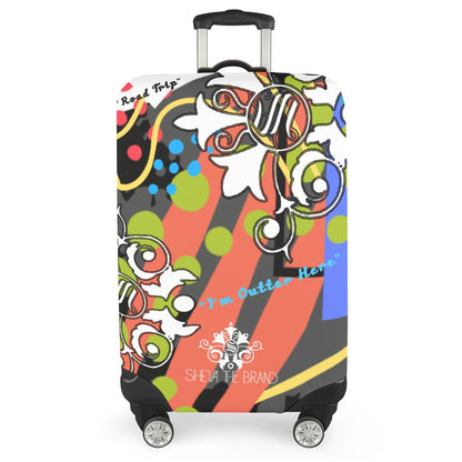 She'va Travel With Me Luggage Cover With Belt (DOTS)