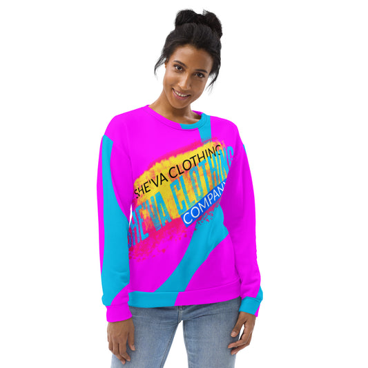 She'va Women's 80's Rainbow-2 Sweatshirt