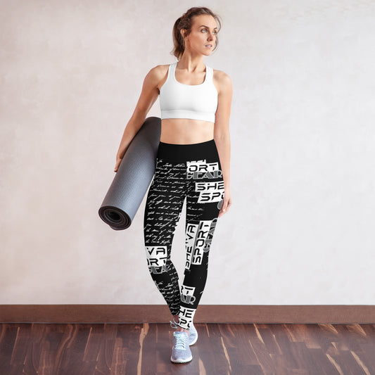 She'va Women's Message Yoga Leggings